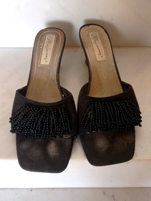 MariaMare mules sandals used, black, size 41