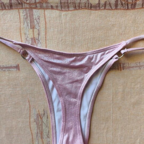Women's bikini set pink iridescent new