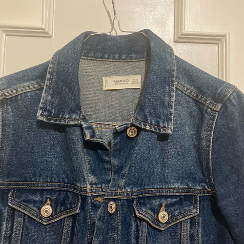 Mango denim jacket like new, blue, size XS