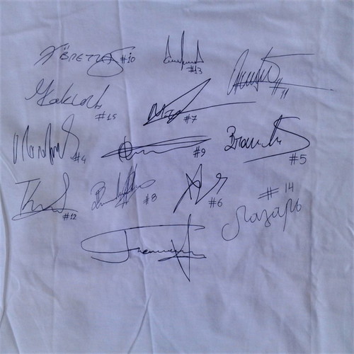 Hellas Basketball T-shirt authentic, new, European Champions 2005