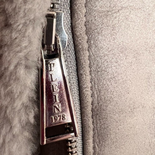 Philipp Plein Sheepskin Jacket size S like new, gray