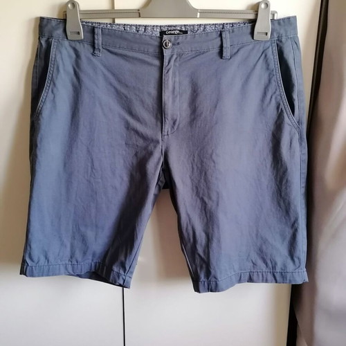 George men's shorts XL like new, blue, 100% cotton