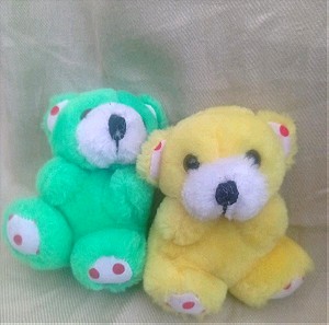 2 λουτρινα αρκουδάκια