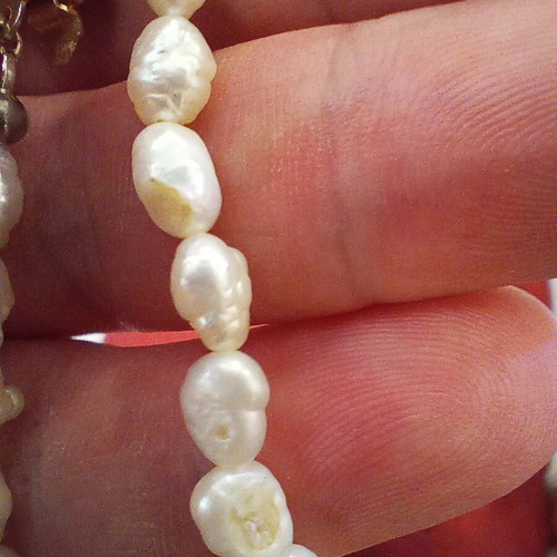 Vintage pearl necklace 60s, length 54 cm, like new