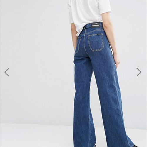 Dr Denim Bisset Wide Leg Jeans like new, blue, size 27/32