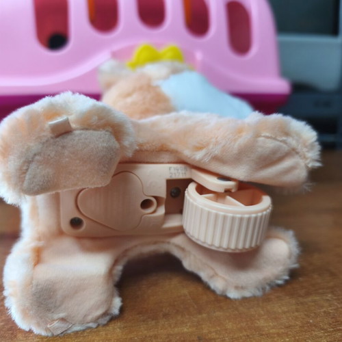 Fur Real Walkalots Peach Kitty Cat used with carrier