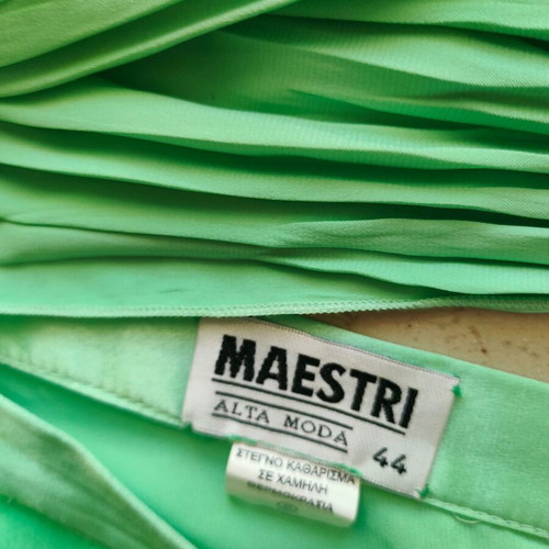 Maestri Halter Top and Skirt Set like new, light green
