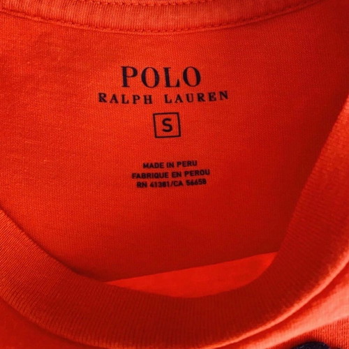 Polo Ralph Lauren kids shirt like new, size Small, red-orange