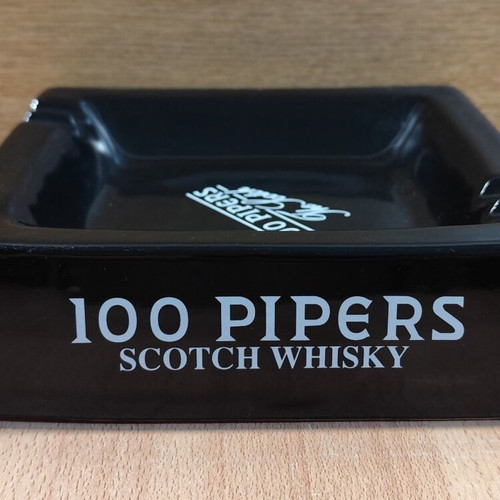 100 Piper's Scotch Whisky Ceramic Ashtray like new