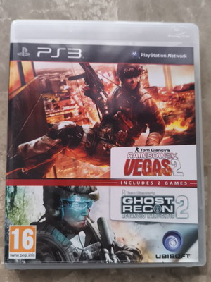 Tom Clancy's RainbowSix Vegas 2 and Ghost Recon 2 PS3 used