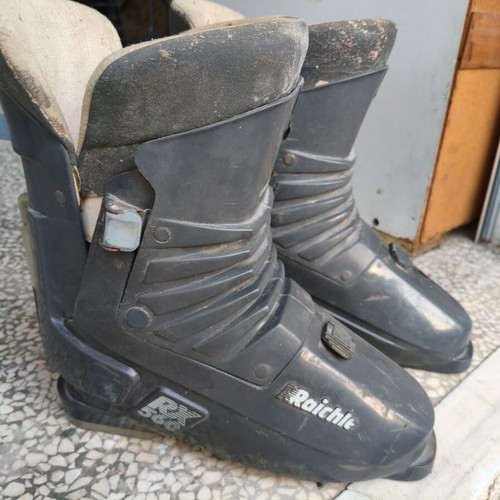 Μπότες σκι Raichle RX560 μεταχειρισμένες, vintage γκρι νούμερο 10