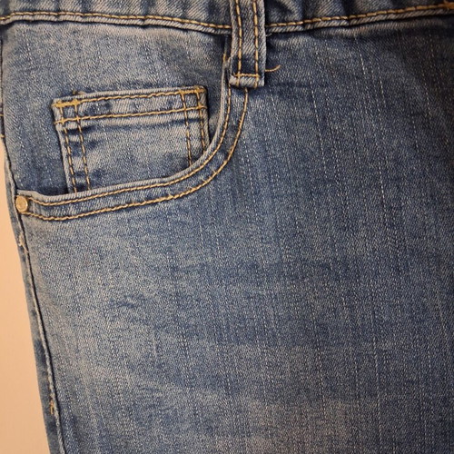 Fiorina Jeans Flared Pants Size L Used Blue
