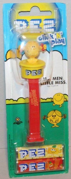 Pez (Best Before 2014) Mr Men Little Miss Little Miss Sunshine Καινούργιο (Οι καραμέλες δεν είναι για κατανάλωση) Τιμή 4 ευρώ