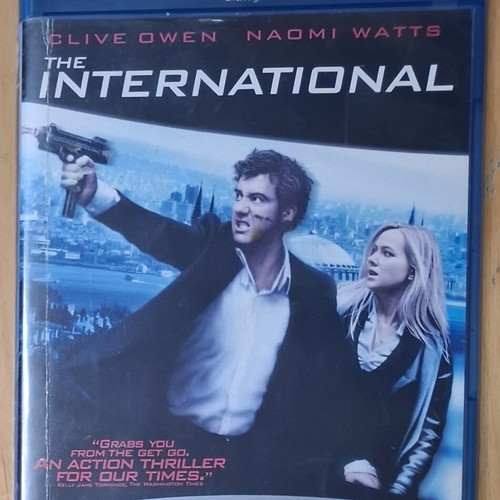 The International Blu-Ray used with Greek subtitles, action thriller