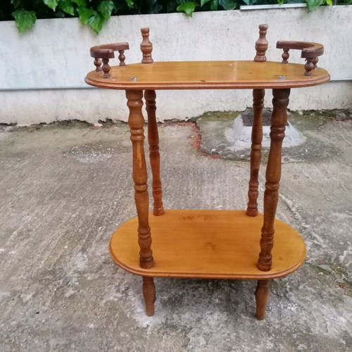 Granny's wooden auxiliary table used
