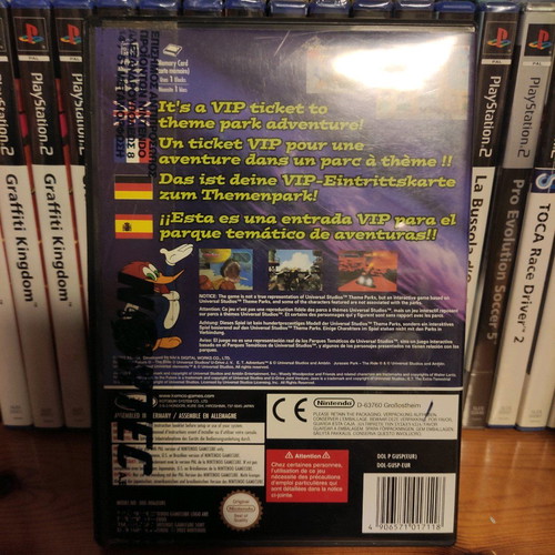 Universal Studios Theme Park Adventure Nintendo GameCube new sealed