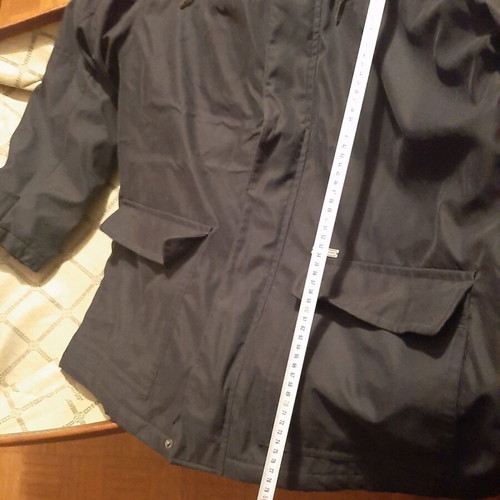 Unisex jacket new, warm, black with removable collar