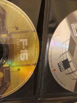 F16 and F22 used PC games without box