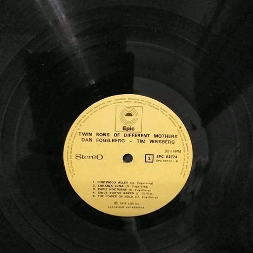 Twin Sons Of Different Mothers vinyl used 33 1/3 RPM stereo