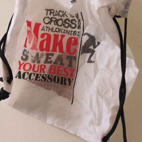 White sports sack like new