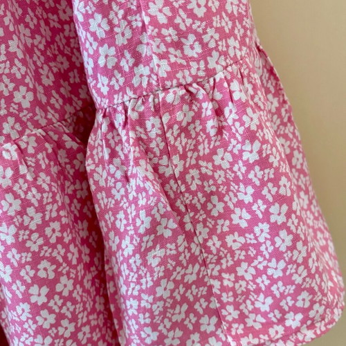 BSK Mini Floral Skirt pink like new, length 39cm