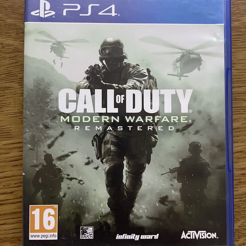 Call of Duty Modern Warfare Remastered PS4 game