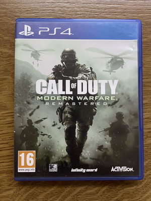 Call of Duty Modern Warfare Remastered PS4 game