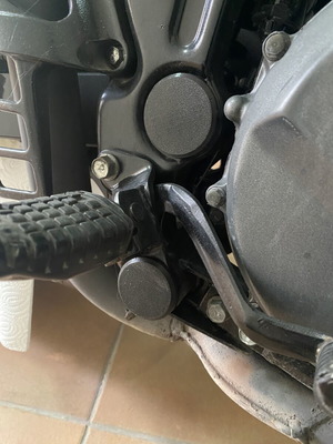 Καπάκια πλαισίου Kawasaki KLE σετ καινούργια PETG πλαστικό μαύρο