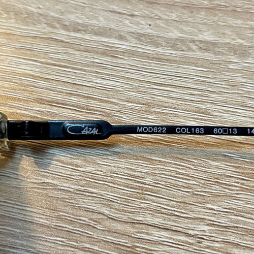 Cazal 622 80's NOS new old stock with case
