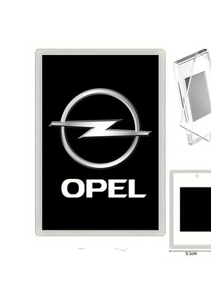 Opel μαγνητάκι ψυγείου με διάφανη ακρυλική κορνίζα φωτογραφιών
