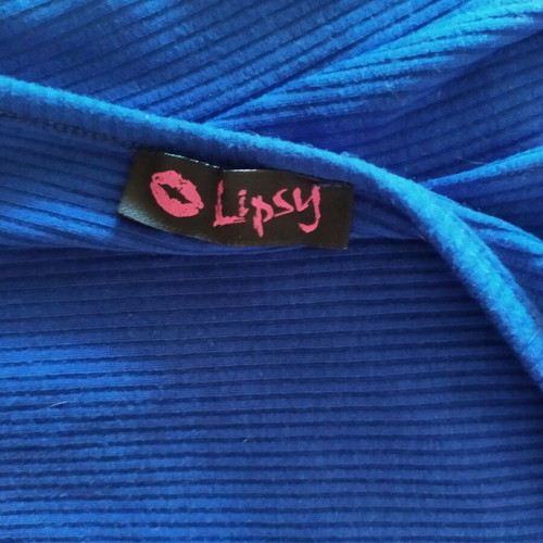 Lipsy dress XS-S, blue, special back design
