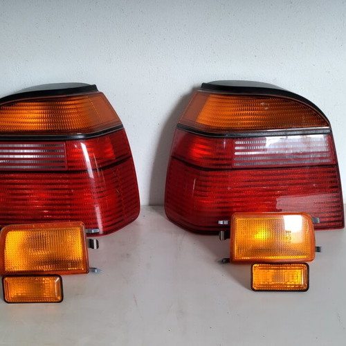 Golf 3 genuine headlights, springs, and air filter pipe with free steering wheel