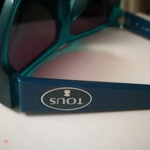 Tous sunglasses used, petrol color