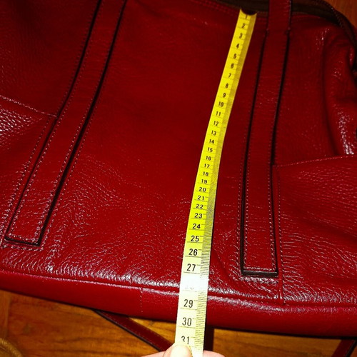 Zara leather bag like new, wine red color