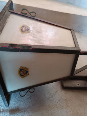 Amstel illuminated sign lantern used