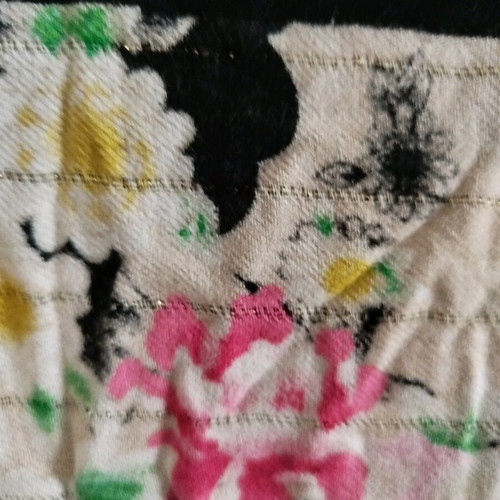 Square scarf used like new, multicolored 50x50