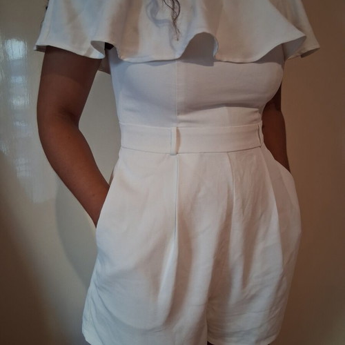 White romper, medium size