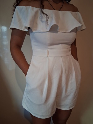 White romper, medium size