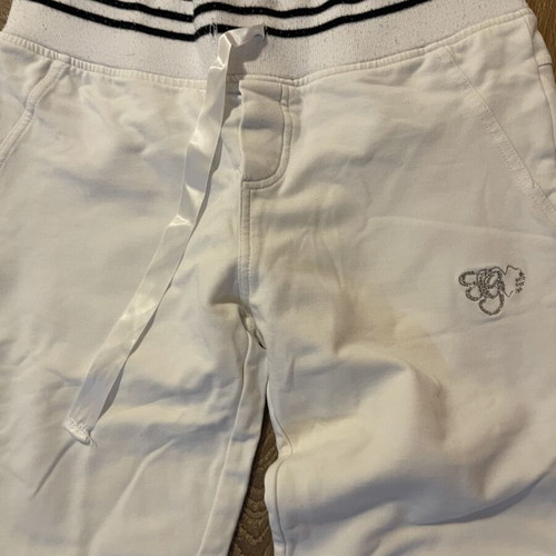 White sweatpants like new, size M