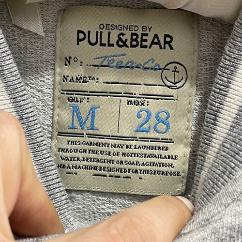 Pull & Bear cardigan used, size M, grey and beige