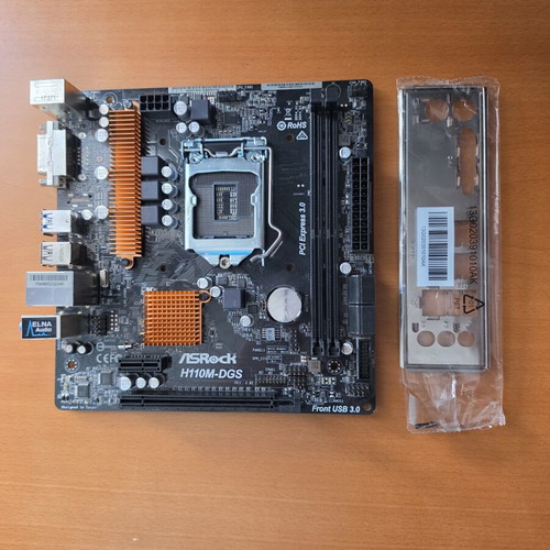 ASRock H110M-DGS Micro-ATX motherboard, LGA 1151, DDR4