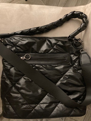 Quilted hand and shoulder bag new, 30/35 cm