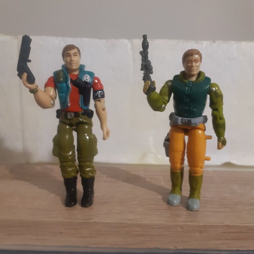 Gi Joe figures Law and C. Grid like new, set of 2
