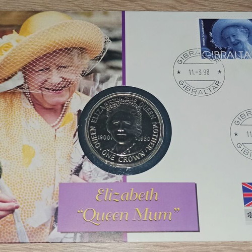 Gibraltar 1 Crown 1980 new commemorative coin Queen Elizabeth