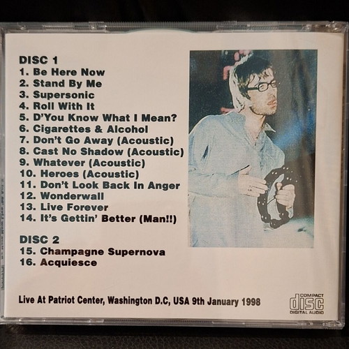 Oasis 5 x double CDs rare live fan recordings 1997-1998 like new