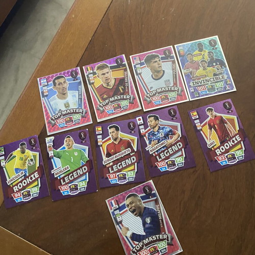 Panini FIFA World Cup Qatar 2022 κάρτες ποδοσφαίρου, σετ 10
