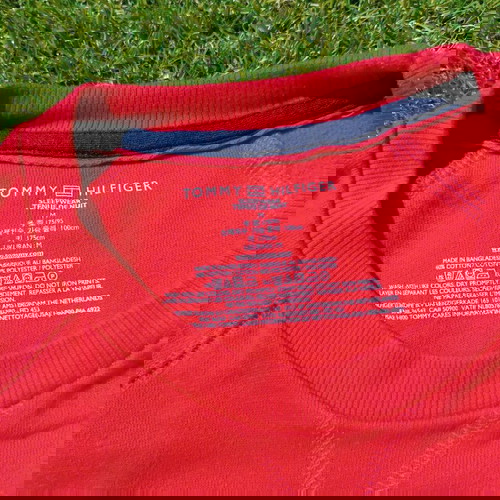 Tommy Hilfiger κόκκινο μακρυμάνικο πουκάμισο σαν καινούργιο