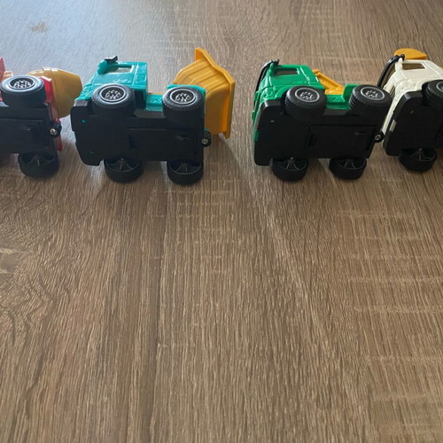 Toy Trucks set like new, small size