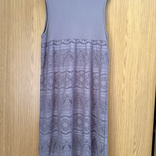 Bonprix summer dress like new, size S/M, gray and purple
