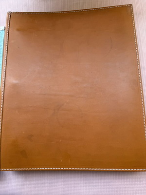 Arte & Cuoio Italian leather A4 organizer binder